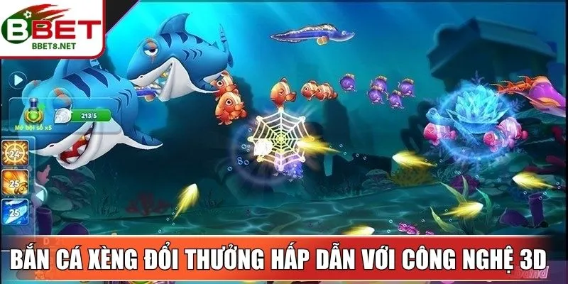 Bắn Cá Xèng Đổi Thưởng – Trò Chơi Săn Kinh Điển Tại Bbet 2 Sin88 Bắn cá xèng đổi thưởng hấp dẫn với công nghệ 3D hiện đại