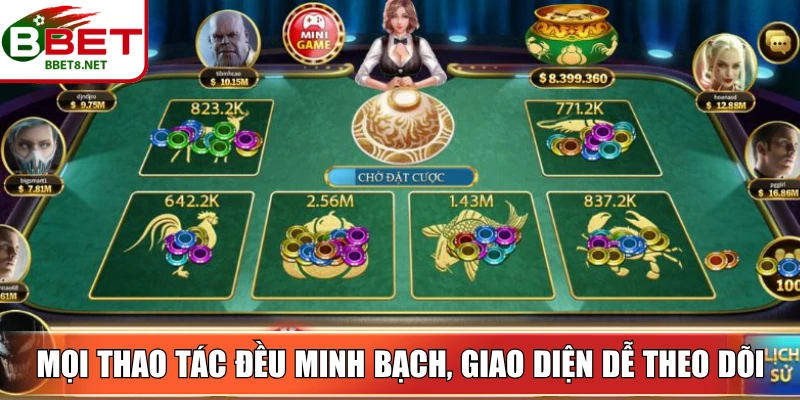 Bầu Cua Livestream BBet: Trải Nghiệm Trực Tiếp Sống Động 3 Sin88 Mọi thao tác đều minh bạch kết hợp giao diện dễ theo dõi