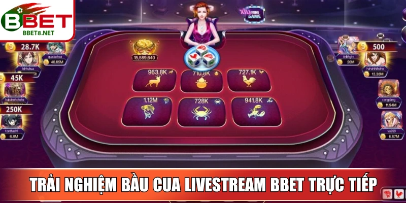 Bầu Cua Livestream BBet: Trải Nghiệm Trực Tiếp Sống Động 2 Sin88 Trải nghiệm bầu cua livestream BBet trực tiếp với hình ảnh sắc nét