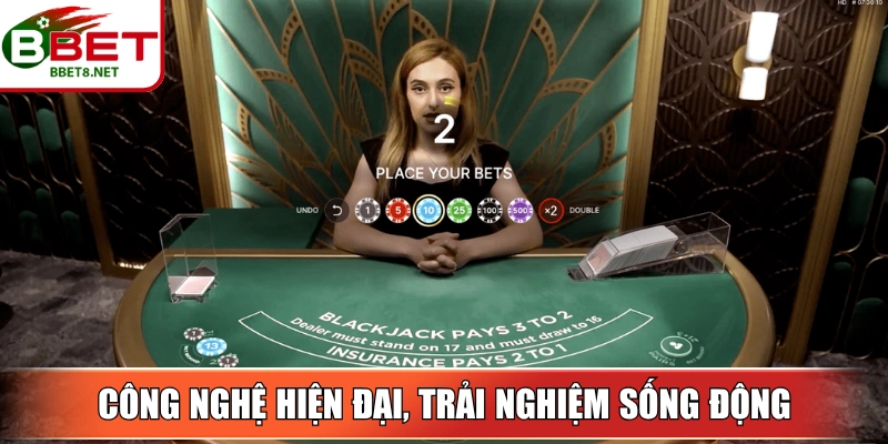 Công nghệ hiện đại, trải nghiệm sống động, nhiều bàn game hấp dẫn