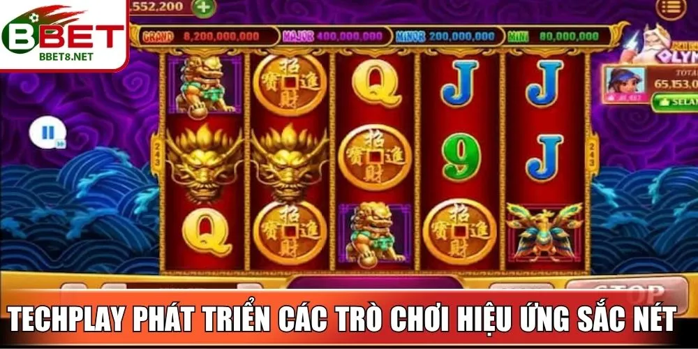 TechPlay phát triển các trò chơi với hiệu ứng sắc nét