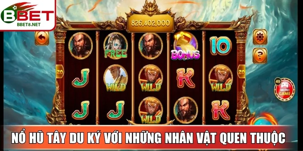 Nổ Hũ Tây Du Ký – Hành Trình Thỉnh Kinh Huyền Thoại 2 Sin88 Nổ hũ Tây Du Ký với những nhân vật quen thuộc