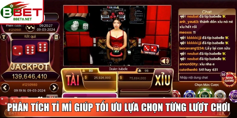Tài Xỉu Livestream BBet: Trải Nghiệm Trực Tiếp Hấp Dẫn 3 Sin88 Phân tích tỉ mỉ giúp tối ưu lựa chọn từng lượt chơi